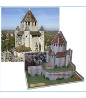 Maquette de la Tour César de Provins (77)
