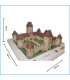 Maquette du Château de Brie Comte Robert (77) - Dimensions.