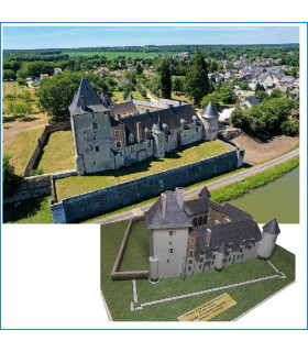 Maquette du château de la Chapelle d'Angillon (18)