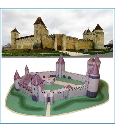 Maquette Château de Blandy les Tours (77)