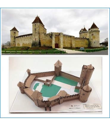 Château de Blandy les Tours (77) Version carton