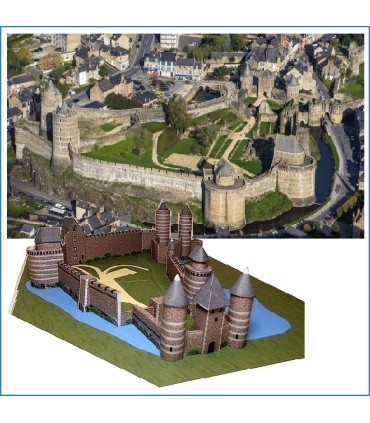 Maquette du Château de Fougères (35)