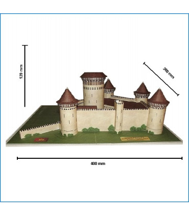Maquette de Coucy le Château (02) - Dimensions