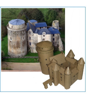 Maquette du Château de Saint-Mesmin (79380) Version Carton