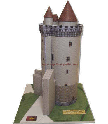 Maquette du Donjon du château de Blandy les Tours (77) - Version finale