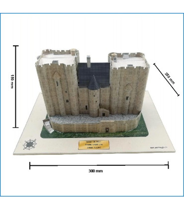 Maquette du Donjon de Niort (79) - Dimensions