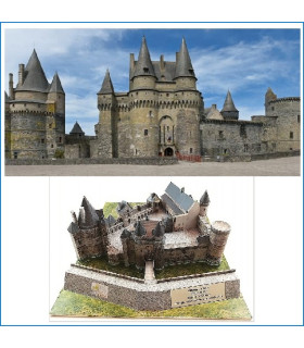 Maquette du château de Vitré (35)
