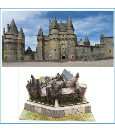Maquette du château de Vitré (35)