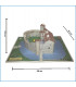 Maquette du Château de Saint Jean d'Angle (17) - Dimensions