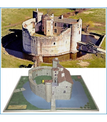 Maquette du Château de Saint Jean d'Angle (17).