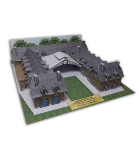 Vue principale maquette Maison de Bornage à Ponthierry (77)