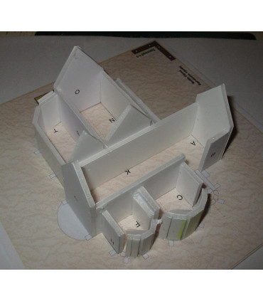 Structure maquette Chateau-Landon (77) - Eglise Notre Dame
