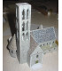 Montage clocher maquette Chateau-Landon (77) - Eglise Notre Dame