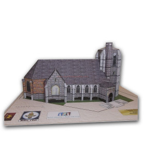 Vue finale maquette Beffroi d'Ault (80)