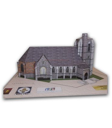 Vue finale maquette Beffroi d'Ault (80)