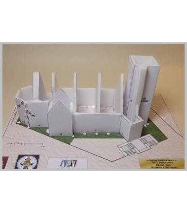 Montage structure maquette Beffroi d'Ault - Montage