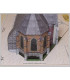 Vue arrière maquette Beffroi d'Ault - Montage