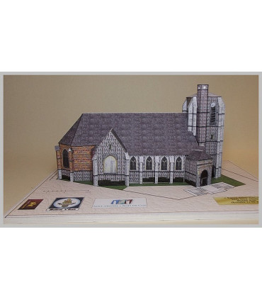 Vue principale maquette Beffroi d'Ault