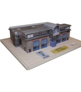 Vue générale maquette Ponthierry (77) - Centre culturel "Les 26 Couleurs"