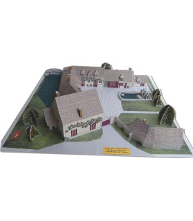 Vue principale maquette St Arnoult en Yvelines (78) - Maison Elsa Triolet / Aragon