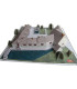 Vue arrière maquette St Arnoult en Yvelines (78) - Maison Elsa Triolet / Aragon