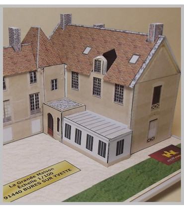 Montage murs maquette Bures sur Yvette (91) - La Grande Maison