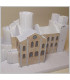 Maquette de l'Abbatiale Sainte Foy à Conques (12) - Montage murs Maquette