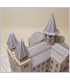 Maquette de l'Abbatiale Sainte Foy à Conques (12) - Vue toits Maquette