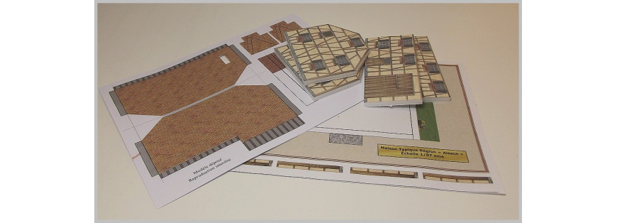 Nos maquettes en Matériaux Multiples