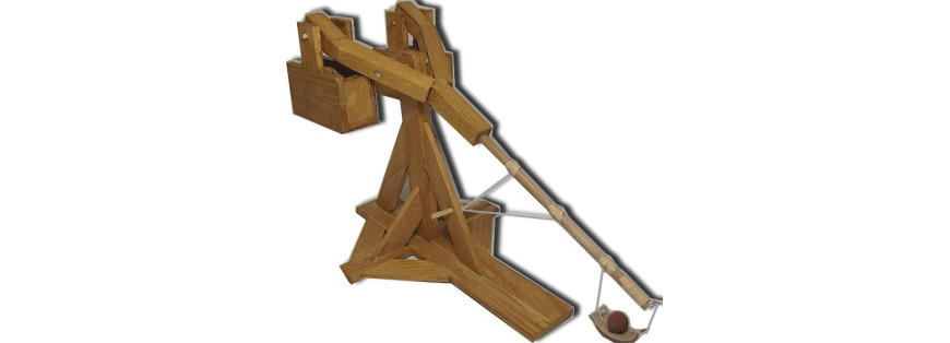 Maquette catapulte, trébuchet et mangonneau - Esprit Maquette