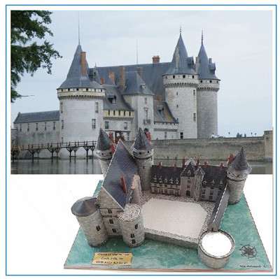 Maquette à construire du château de Sully-sur-Loire