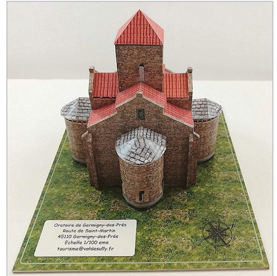 Maquette à construire de l'Oratoire de Germigny