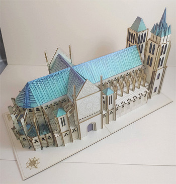 Maquette de la Basilique de Saint Denis